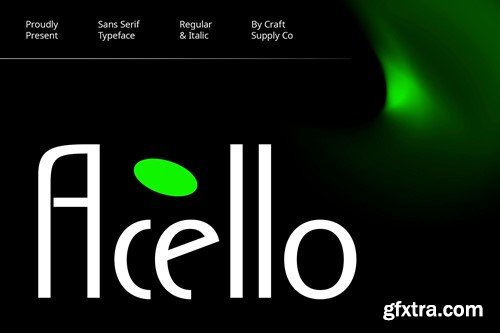 Acello – Geometric Sans Serif CSS6CNJ