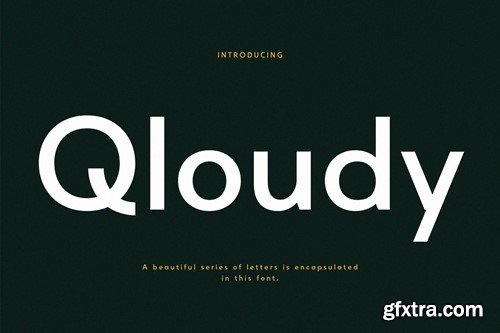 Qloudy Modern Sans Font MB2K3XK