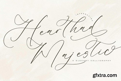 Hearthad Majestic Elegant Calligraphy Font S4ZYXRF