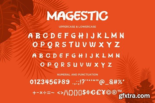 Magestic - Modern Display Allcaps fonts BLTZ5EQ