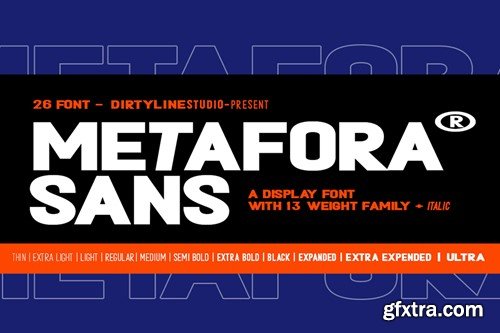 Metafora Modern Sans Serif Font CZL8L6D