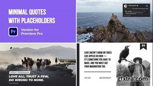 Videohive Minimal Quotes with Placeholders 50330468