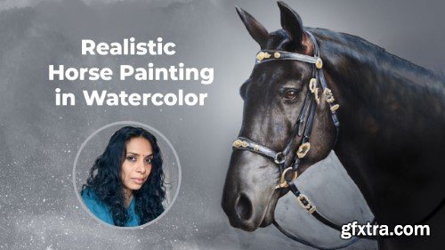 Capturing Realistic Horse in Watercolor Painting