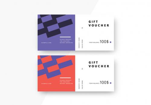 Abstract Gift Voucher - 366979435