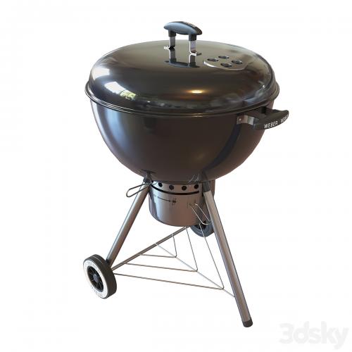 Street grill barbecue Weber One - Touch Gold Charcoal Grill