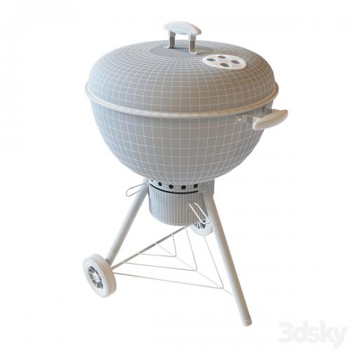 Street grill barbecue Weber One - Touch Gold Charcoal Grill