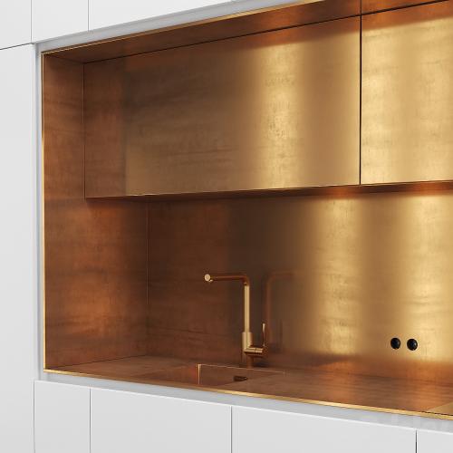 Direct NEL kitchen with brass