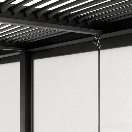 Terrace pergola MARANZA 540cm gray