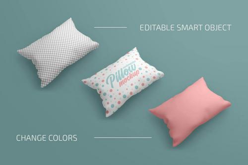 Rectangular Pillow Mockup Set