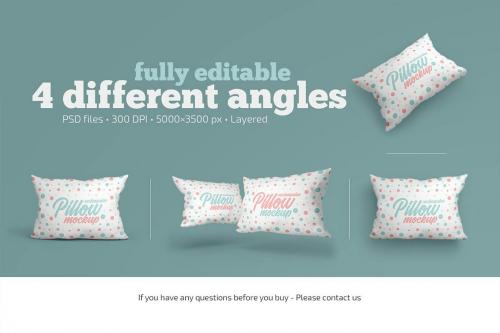 Rectangular Pillow Mockup Set