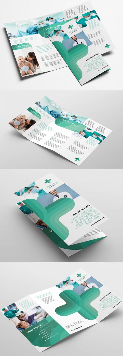 Modern Hospital Trifold Brochure for Medical Services - 367847513