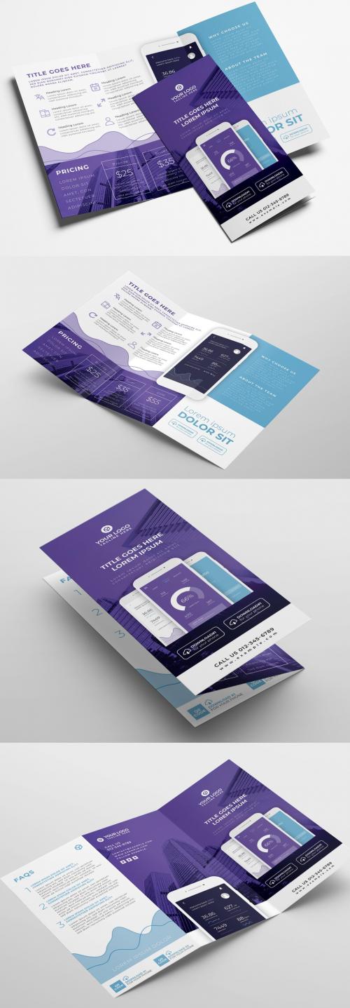 Trifold Brochure for Mobile App Developers - 367847543