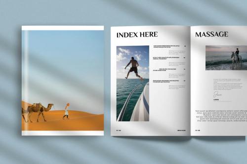 Travel Magazine Template