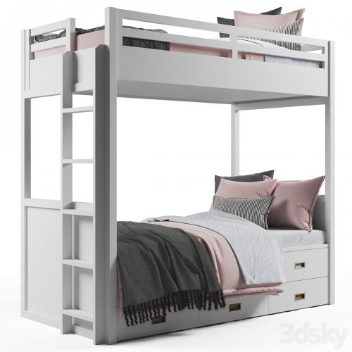 Avalon Bunk Bed with Trundle