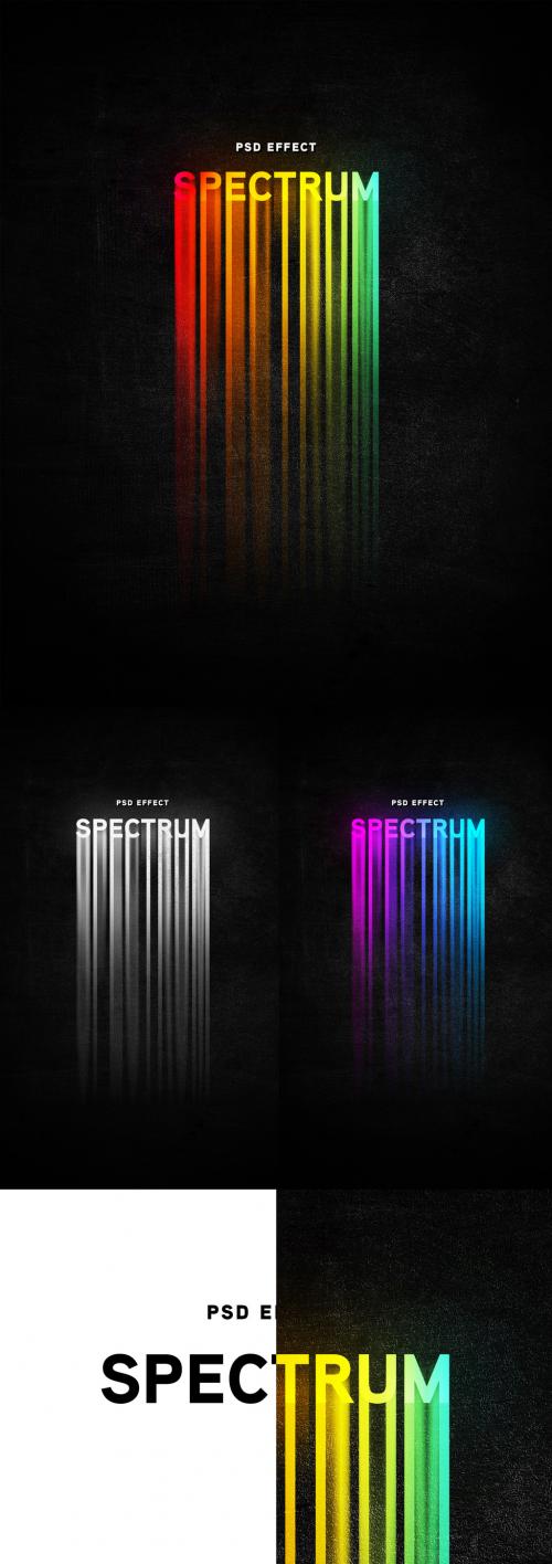 Long Barcode Color Shadow Effect Mockup - 368076878