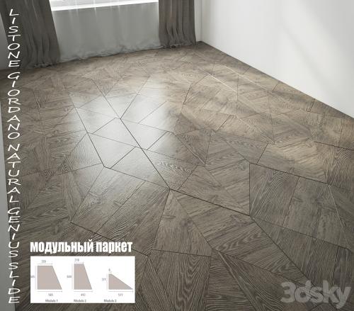 Module parquet LISTONE GIORDANO NATURAL GENIUS SLIDE OAK