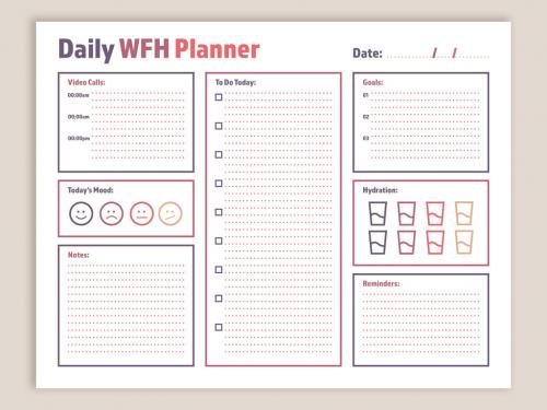 Daily Planner Layout - 368295011