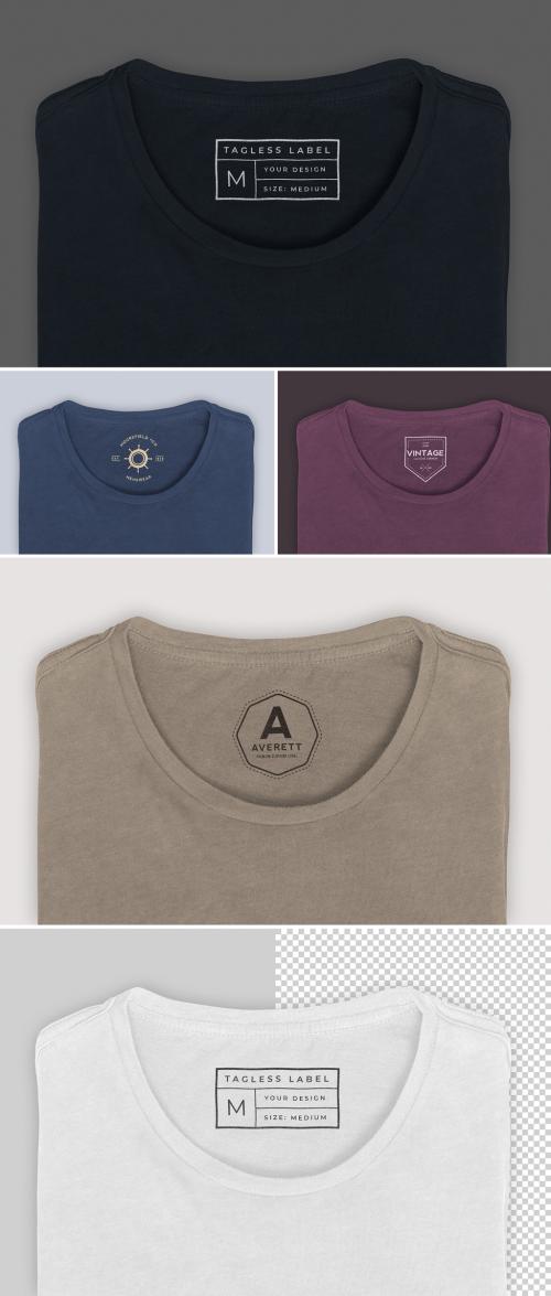 Tagless T-Shirt Label Mockup - 368310398