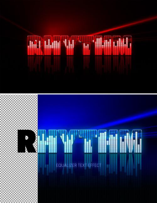 Music Text Effect Mockup - 368501678