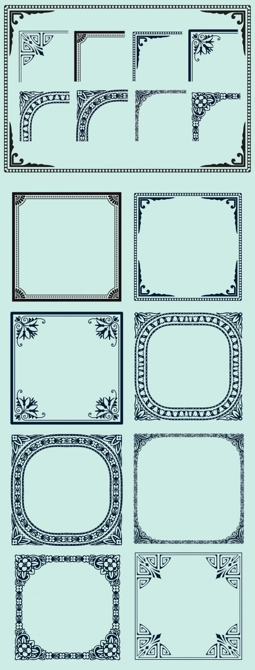 Set of Resizable Decorative Frames - 369061853