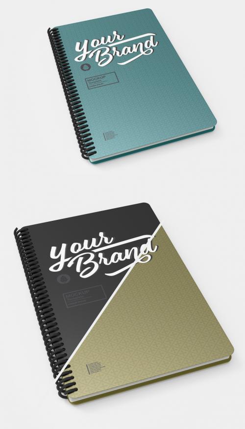 Notebook with Ring Mockup - 369284580