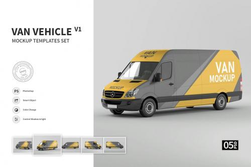 Van Vehicle vol.01 - Mockup