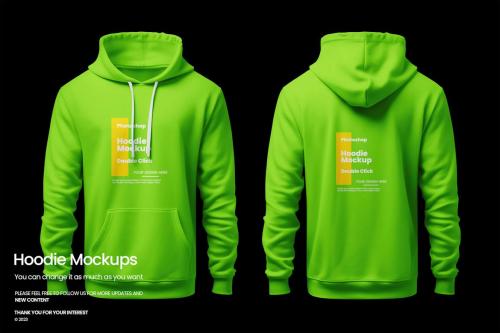 Pullover Hoodie Sweatshirt Mockup