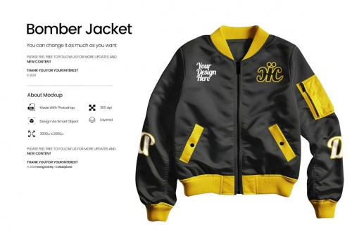 Bomber Jacket Mockup