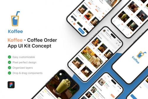 Koffee - Coffee Order App UI Kit