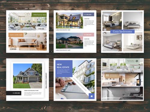 Real Estate Social Media Layouts - 369733883