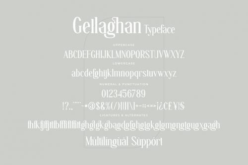 Gellaghan - Stylish Ligature Font