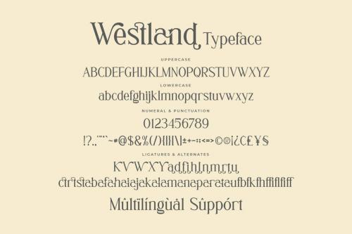 Westland Survival - Stylish Font Duo