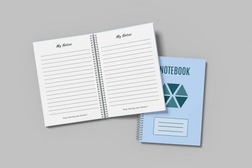 Spiral Notebook Mockup