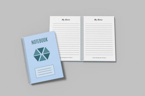 Spiral Notebook Mockup