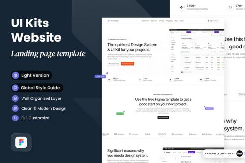 Moe Design - UI Kits Landing Page