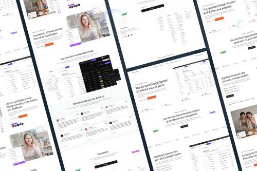 Moe Design - UI Kits Landing Page