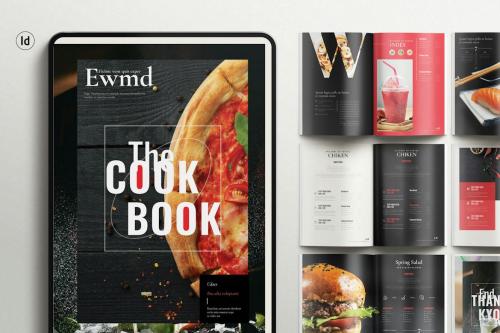 Cook Book Magazine Template