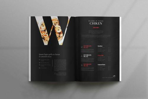 Cook Book Magazine Template