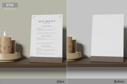 Menu Mockup