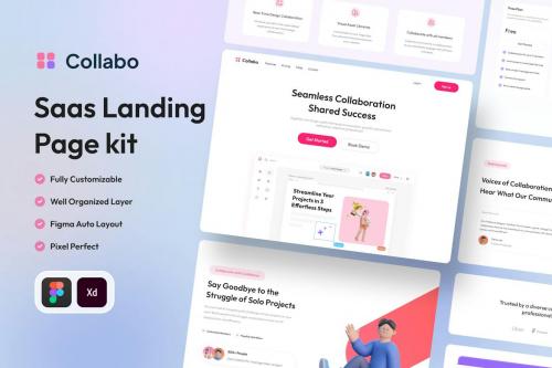 SaaS Landing Page kit