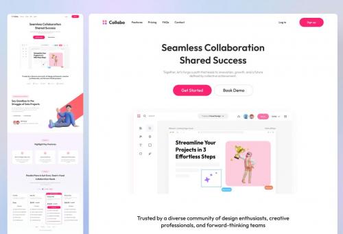 SaaS Landing Page kit