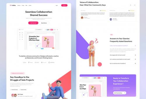 SaaS Landing Page kit