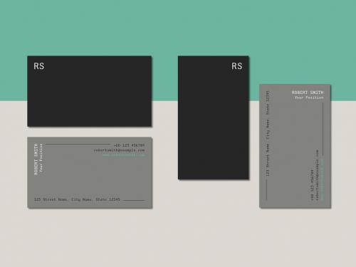 Minimalist Business Card Layout - 370584139