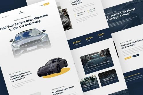 HOLIUM - Car Dealer and Services Landing Page