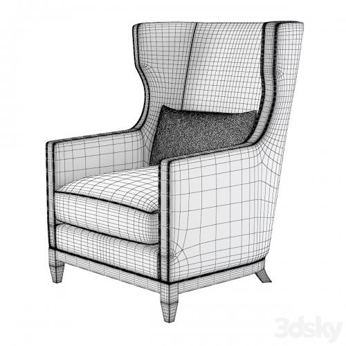 Century Furniture Armchair in fabric