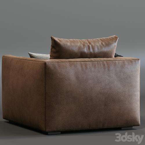 Leather Armchair Tango By Marac