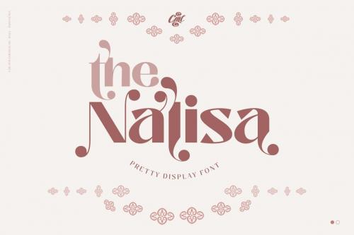 Nalisa Font - Beauty Display font