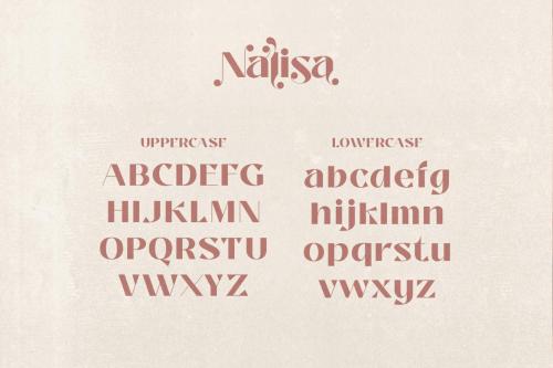 Nalisa Font - Beauty Display font