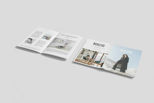 Portrait Magazine Mockup