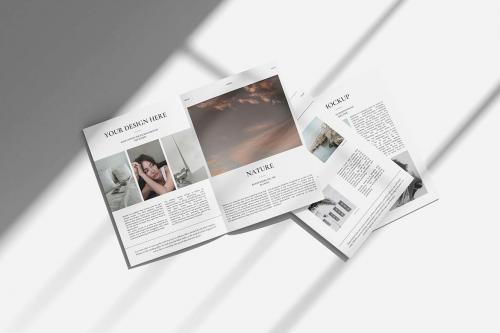 Portrait Magazine Mockup